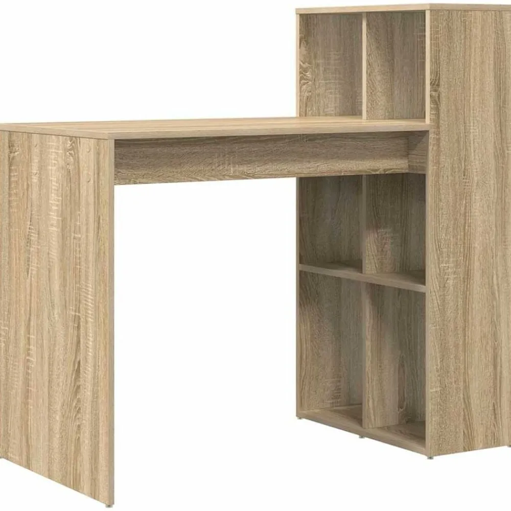 vidaXL Mobiliario De Oficina-Escritorio con estante 108 x 55 x 103.5 cm
