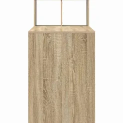 vidaXL Mobiliario De Oficina-Escritorio con estante 108 x 55 x 103.5 cm