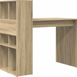 vidaXL Mobiliario De Oficina-Escritorio con estante 108 x 55 x 103.5 cm
