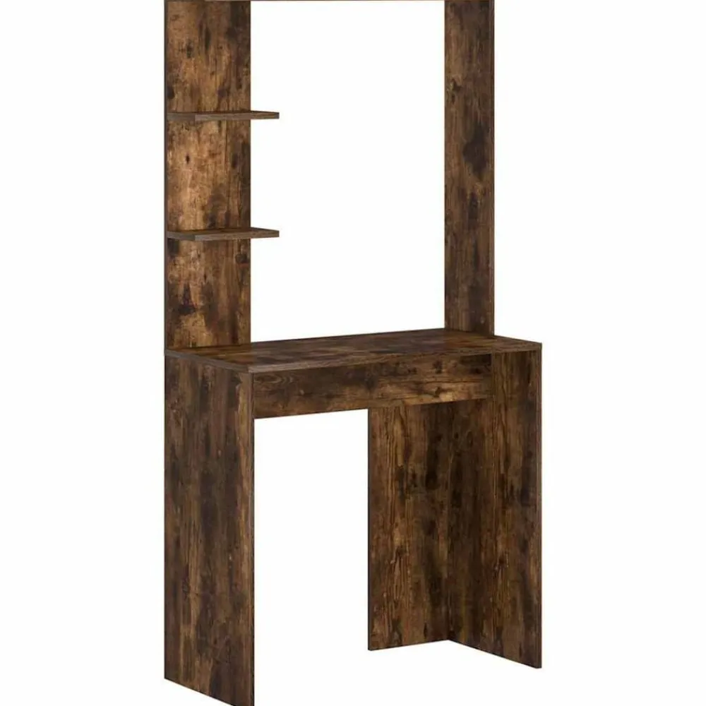 vidaXL Mobiliario De Oficina-Escritorio con estante 78,5 x 37 x 154,5 cm