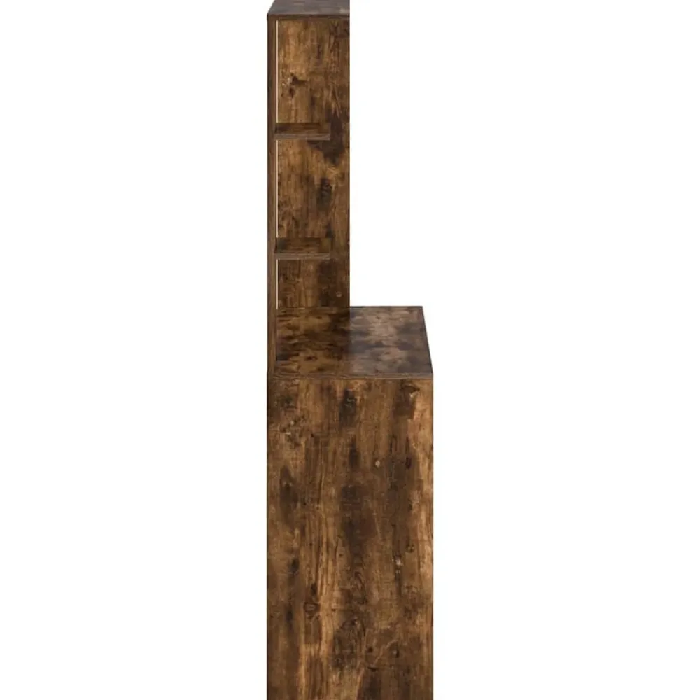 vidaXL Mobiliario De Oficina-Escritorio con estante 78,5 x 37 x 154,5 cm