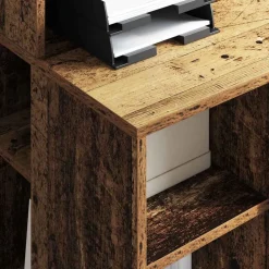 vidaXL Mobiliario De Oficina-Escritorio con estante 90 x 48 x 101,5 cm