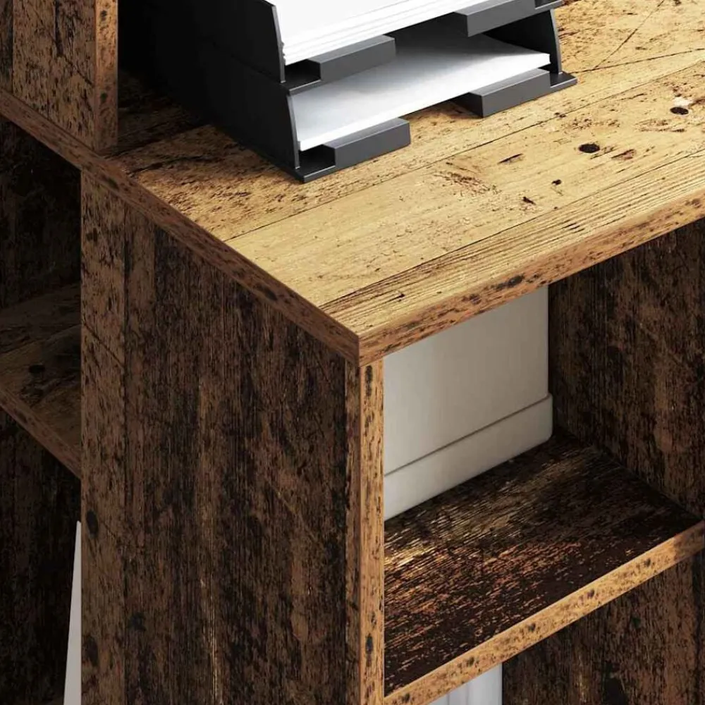 vidaXL Mobiliario De Oficina-Escritorio con estante 90 x 48 x 101,5 cm