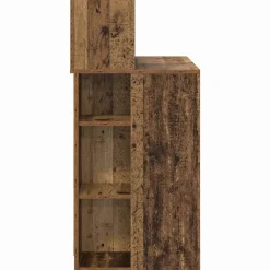 vidaXL Mobiliario De Oficina-Escritorio con estante 90 x 48 x 101,5 cm