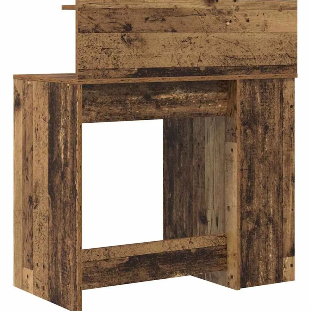 vidaXL Mobiliario De Oficina-Escritorio con estante 90 x 48 x 101,5 cm