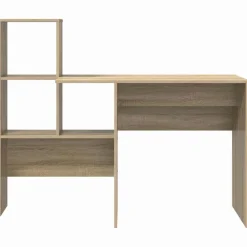 vidaXL Mobiliario De Oficina-Escritorio con estante 131,5 x 50 x 106,5 cm