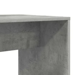 vidaXL Escritorio con estante Gris Concreto 138,5 x 55 x 143 cm Gris hormig&oacute;n Hot