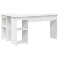 vidaXL Mobiliario De Oficina-Escritorio con estante 142 x 102 x 73 cm Madera de ingeniería