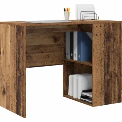 vidaXL Mobiliario De Oficina-Escritorio con estante 102 x 50 x 75 cm