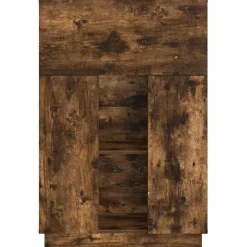 vidaXL Mobiliario De Oficina-Escritorio con estante 71.5 x 31.5 x 106.5 cm