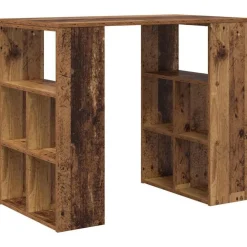 vidaXL Mobiliario De Oficina-Escritorio con estante 90 x 50 x 75 cm