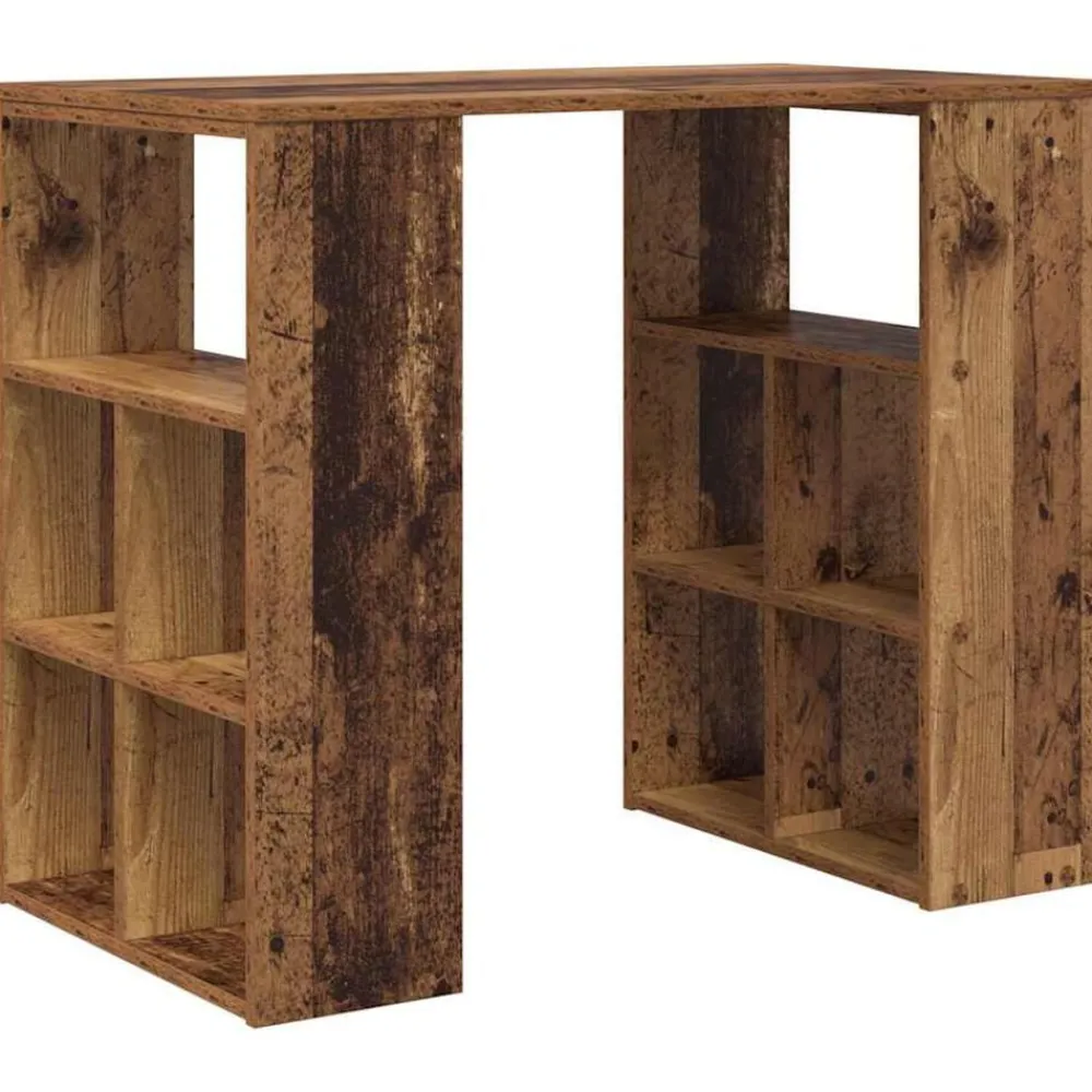 vidaXL Mobiliario De Oficina-Escritorio con estante 90 x 50 x 75 cm
