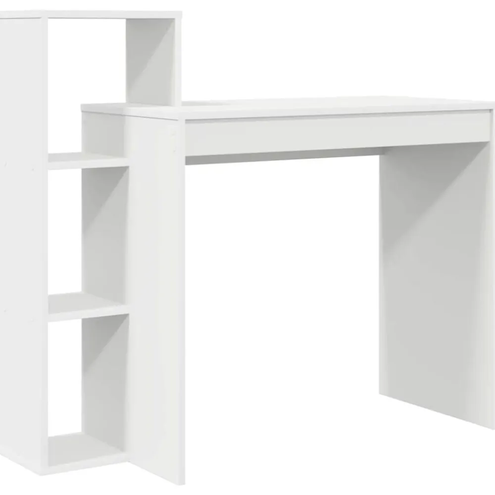 vidaXL Mobiliario De Oficina-Escritorio con estante 100 x 40 x 90 cm Madera de ingeniería