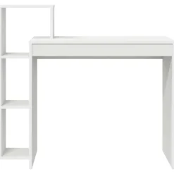 vidaXL Mobiliario De Oficina-Escritorio con estante 100 x 40 x 90 cm Madera de ingeniería