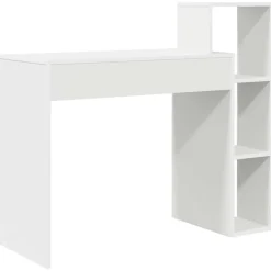 vidaXL Mobiliario De Oficina-Escritorio con estante 100 x 40 x 90 cm Madera de ingeniería