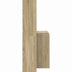 vidaXL Mobiliario De Oficina-Escritorio con estante 138,5 x 55 x 143 cm