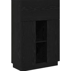 vidaXL Mobiliario De Oficina-Escritorio con estante 71.5 x 31.5 x 106.5 cm