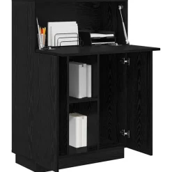vidaXL Mobiliario De Oficina-Escritorio con estante 71.5 x 31.5 x 106.5 cm