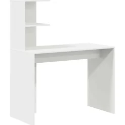 vidaXL Mobiliario De Oficina-Escritorio con estante 102 x 50 x 124 cm Madera de ingeniería