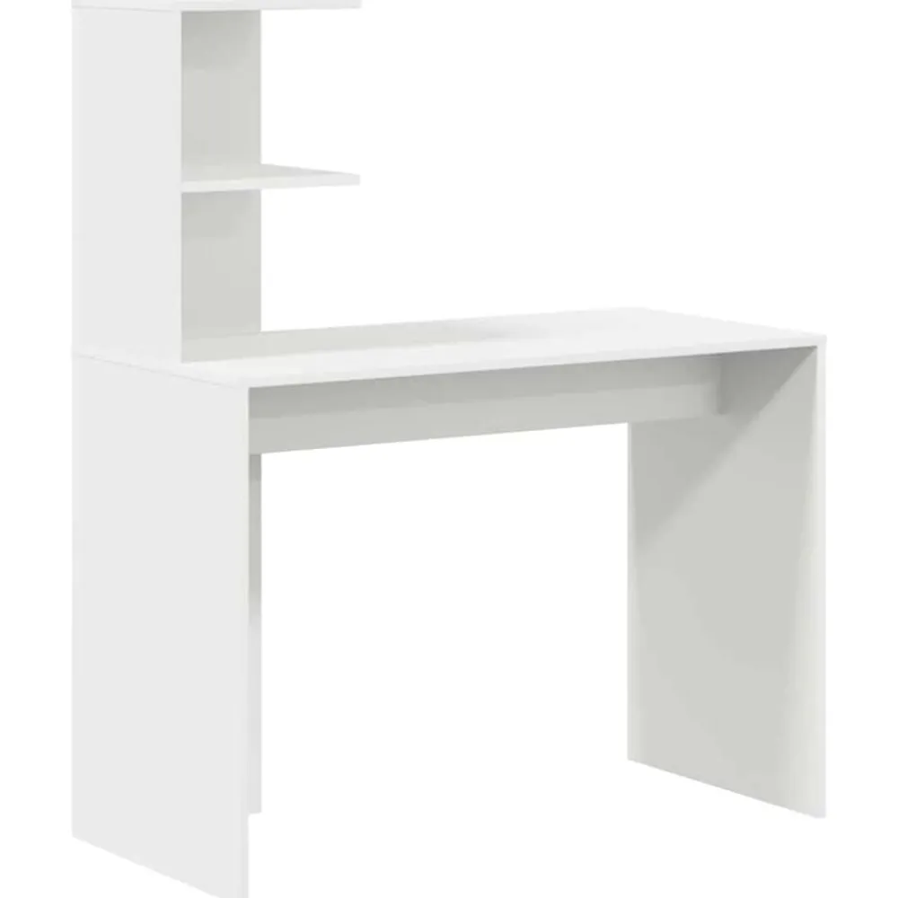 vidaXL Mobiliario De Oficina-Escritorio con estante 102 x 50 x 124 cm Madera de ingeniería