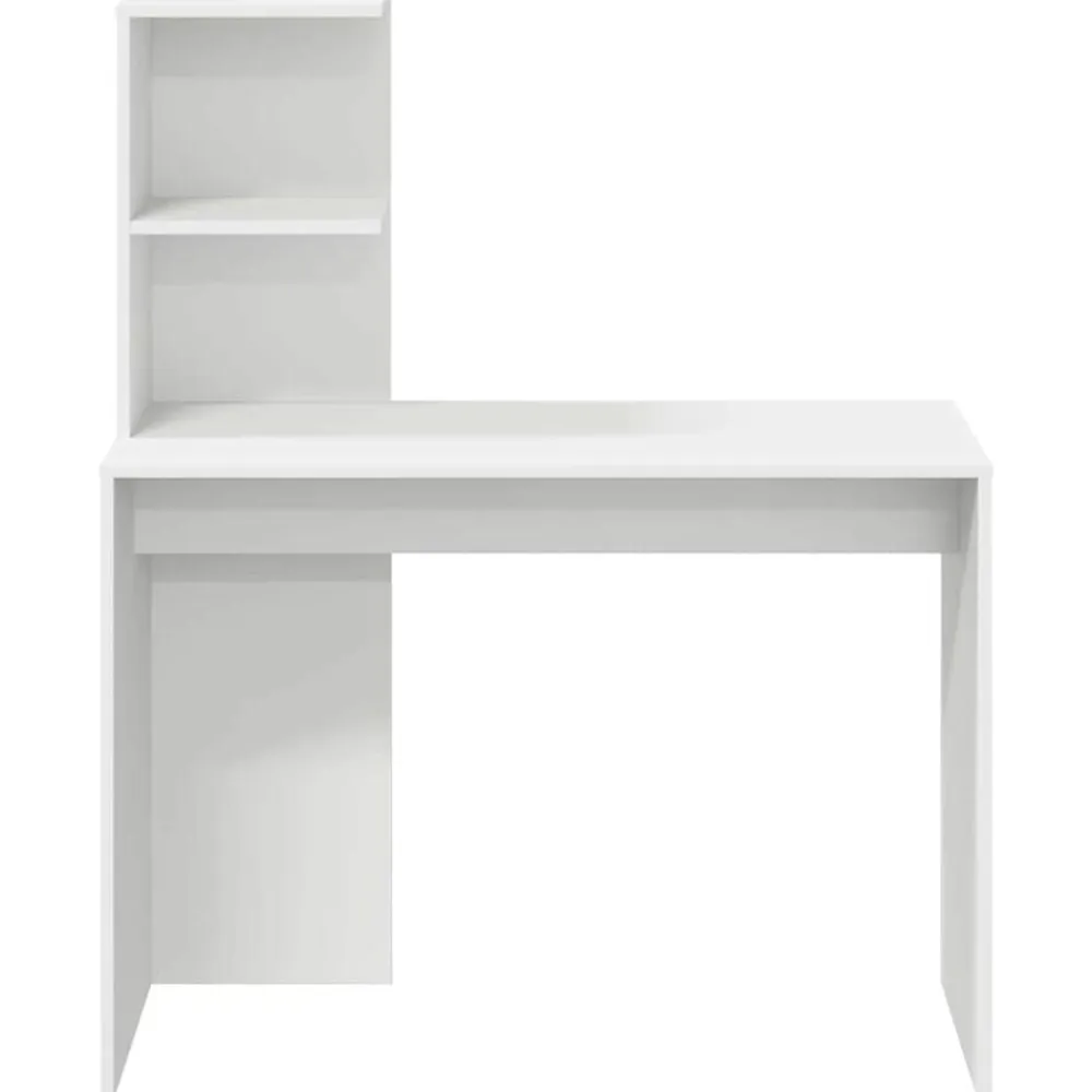 vidaXL Mobiliario De Oficina-Escritorio con estante 102 x 50 x 124 cm Madera de ingeniería