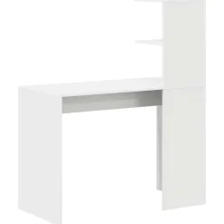 vidaXL Mobiliario De Oficina-Escritorio con estante 102 x 50 x 124 cm Madera de ingeniería