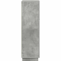 vidaXL Escritorio con estante Gris Concreto 71.5 x 31.5 x 106.5 cm Gris hormig&oacute;n New