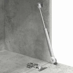 vidaXL Escritorio con estante Gris Concreto 71.5 x 31.5 x 106.5 cm Gris hormig&oacute;n New
