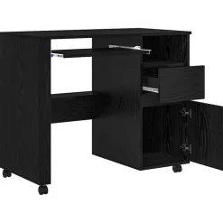 vidaXL Mobiliario De Oficina-Escritorio con Ruedas con cajón 91 x 50 x 77 cm