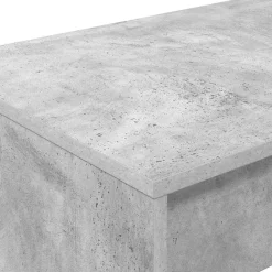 vidaXL Escritorio de Cama Gris Concreto 100 x 45 x 75 cm Gris hormig&oacute;n Online