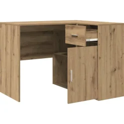 vidaXL Mobiliario De Oficina-Escritorio de Esquina Roble artesanal 102 x 88 x 75 cm