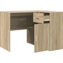 vidaXL Mobiliario De Oficina-Escritorio de Esquina con cajón 102 x 88 x 75 cm