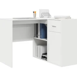 vidaXL Mobiliario De Oficina-Escritorio de Esquina con cajón 102 x 88 x 75 cm
