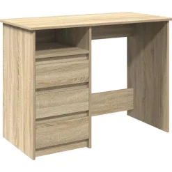 vidaXL Mobiliario De Oficina-Escritorio de madera de ingeniería 102x50x75 cm