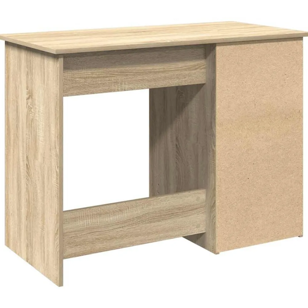 vidaXL Mobiliario De Oficina-Escritorio de madera de ingeniería 102x50x75 cm
