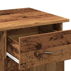 vidaXL Mobiliario De Oficina-Escritorio de madera de ingeniería envejecida 100x50x76 cm