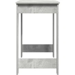 vidaXL Mobiliario De Oficina-Escritorio de madera contrachapada gris hormigón 100x45x75 cm
