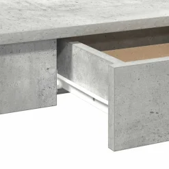 vidaXL Mobiliario De Oficina-Escritorio de madera contrachapada gris hormigón 100x45x75 cm