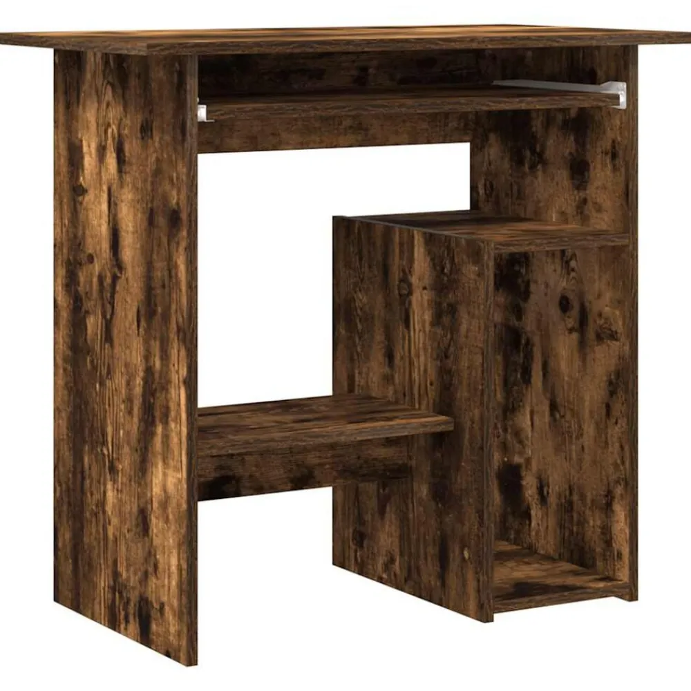 vidaXL Mobiliario De Oficina-Escritorio de madera contrachapada 80x45x74 cm