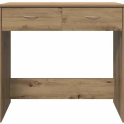 vidaXL Mobiliario De Oficina-Escritorio de madera de ingeniería roble artisian 80x40x75 cm
