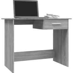 vidaXL Mobiliario De Oficina-Escritorio de madera contrachapada 100x50x76 cm