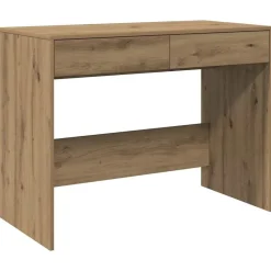 vidaXL Mobiliario De Oficina-Escritorio de madera de ingeniería 101x50x76,5 cm