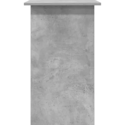 vidaXL Escritorio de madera contrachapada gris hormigón 80x45x74 cm Gris hormig&oacute;n
