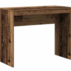 vidaXL Mobiliario De Oficina-Escritorio de madera contrachapada madera envejecida 90x40x72cm