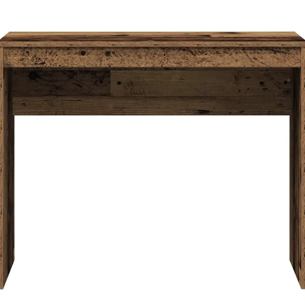 vidaXL Mobiliario De Oficina-Escritorio de madera contrachapada madera envejecida 90x40x72cm
