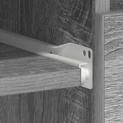 vidaXL Escritorio de madera contrachapada 90x45x76 cm Gris sonoma Outlet