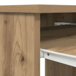 vidaXL Mobiliario De Oficina-Escritorio de madera de ingeniería 86x49x76 cm
