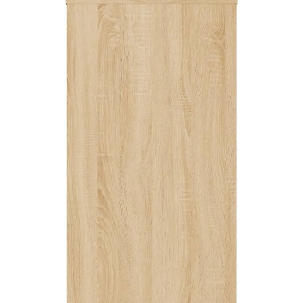 vidaXL Mobiliario De Oficina-Escritorio de madera contrachapada color roble 90x40x72 cm