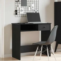 vidaXL Mobiliario De Oficina-Escritorio de madera contrachapada 80x40x75 cm