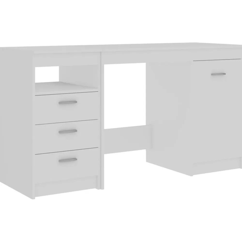 vidaXL Mobiliario De Oficina-Escritorio de madera contrachapada 140x50x76 cm
